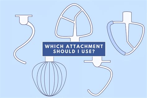 4 Types of Kitchen Mixer Attachments and What They Are Used For